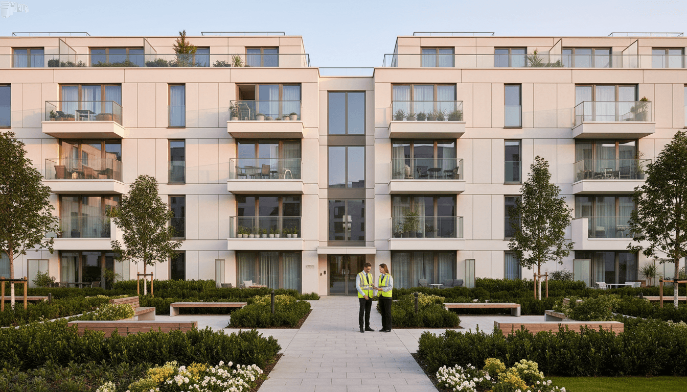 Well-maintained residential building managed professionally