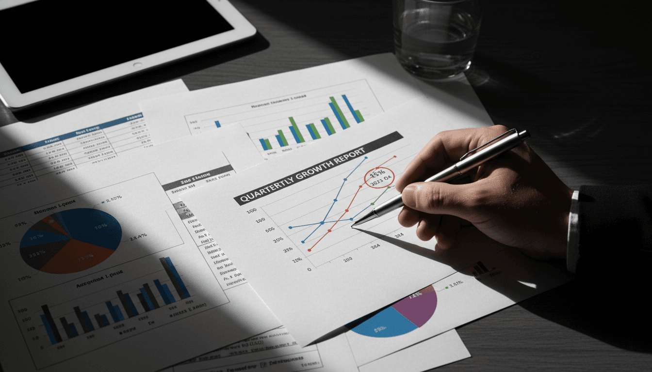 Financial reports and budget breakdown analysis