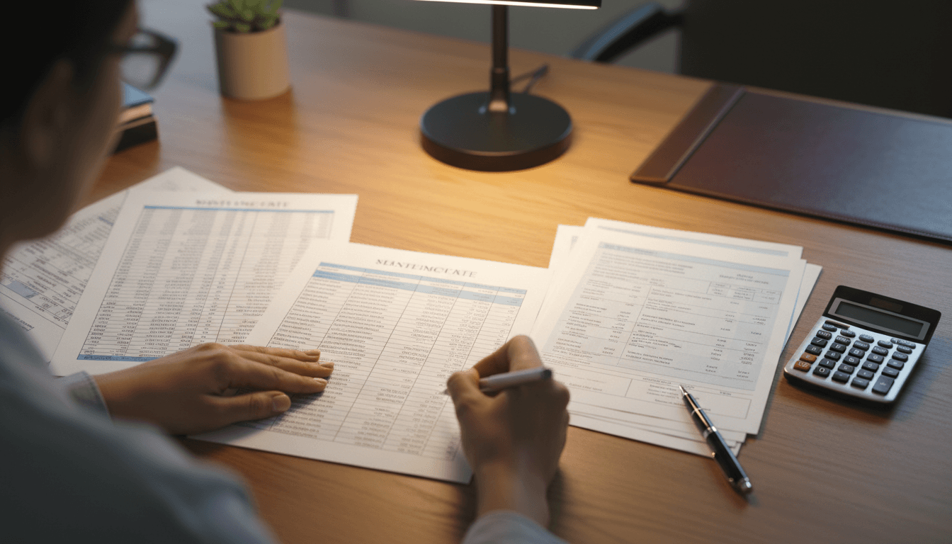 Service charge administration and financial reporting